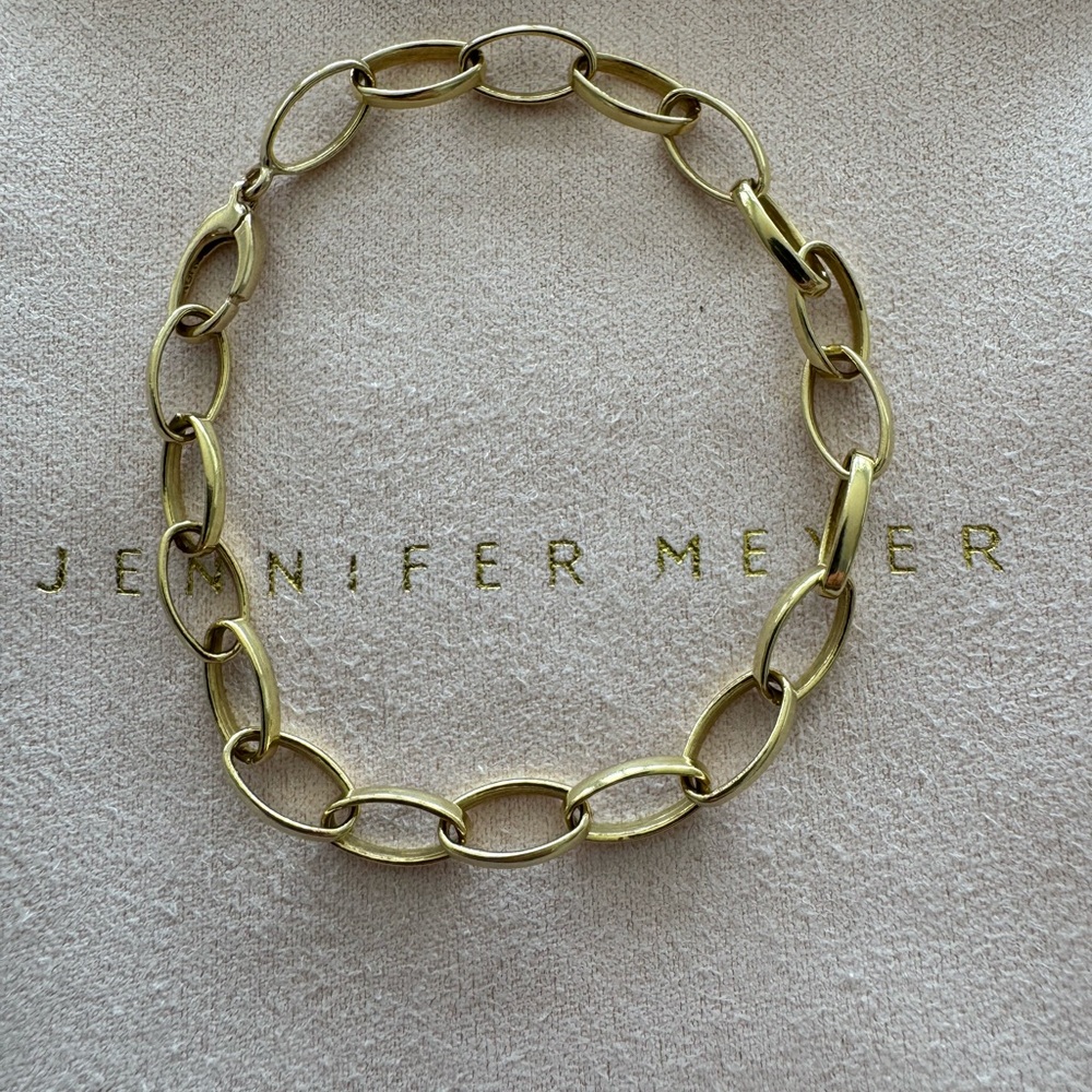 Jennifer Meyer 18k Yellow Gold Medium Edith Link Bracelet